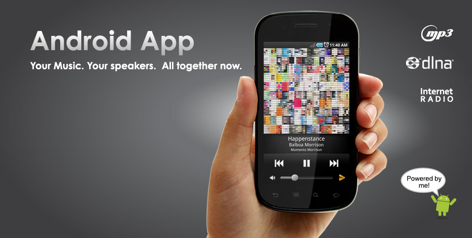 Play-Fi Android App for streaming wireless audio 